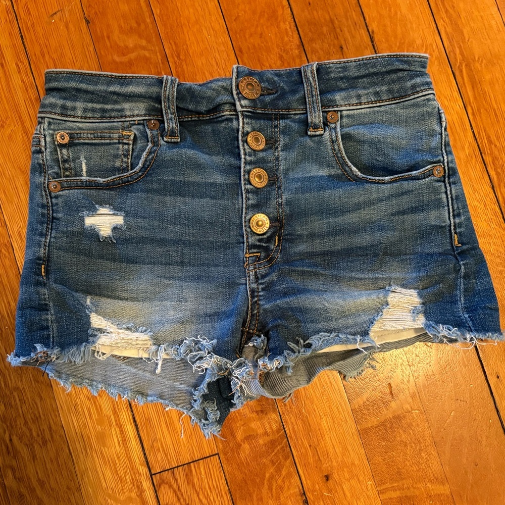 American Eagle Outfitters Distressed Women's Denim Shorts